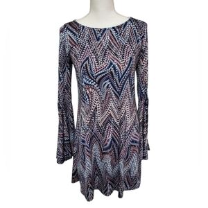 Ariella Vintage Multi-colored Artsy Dress, Size Large